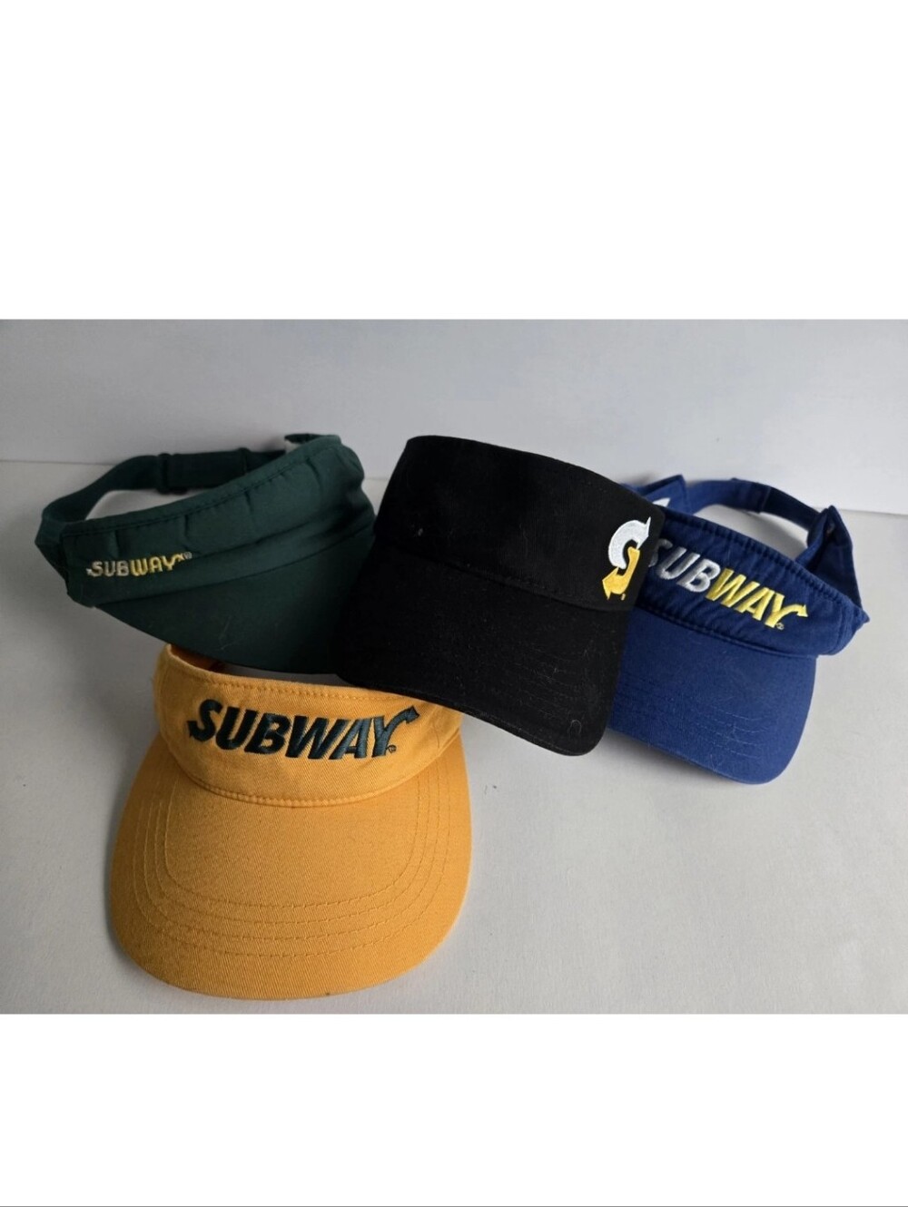 Subway Restaurant Employee Uniform  Fast Food Advertising  Vintage Visors